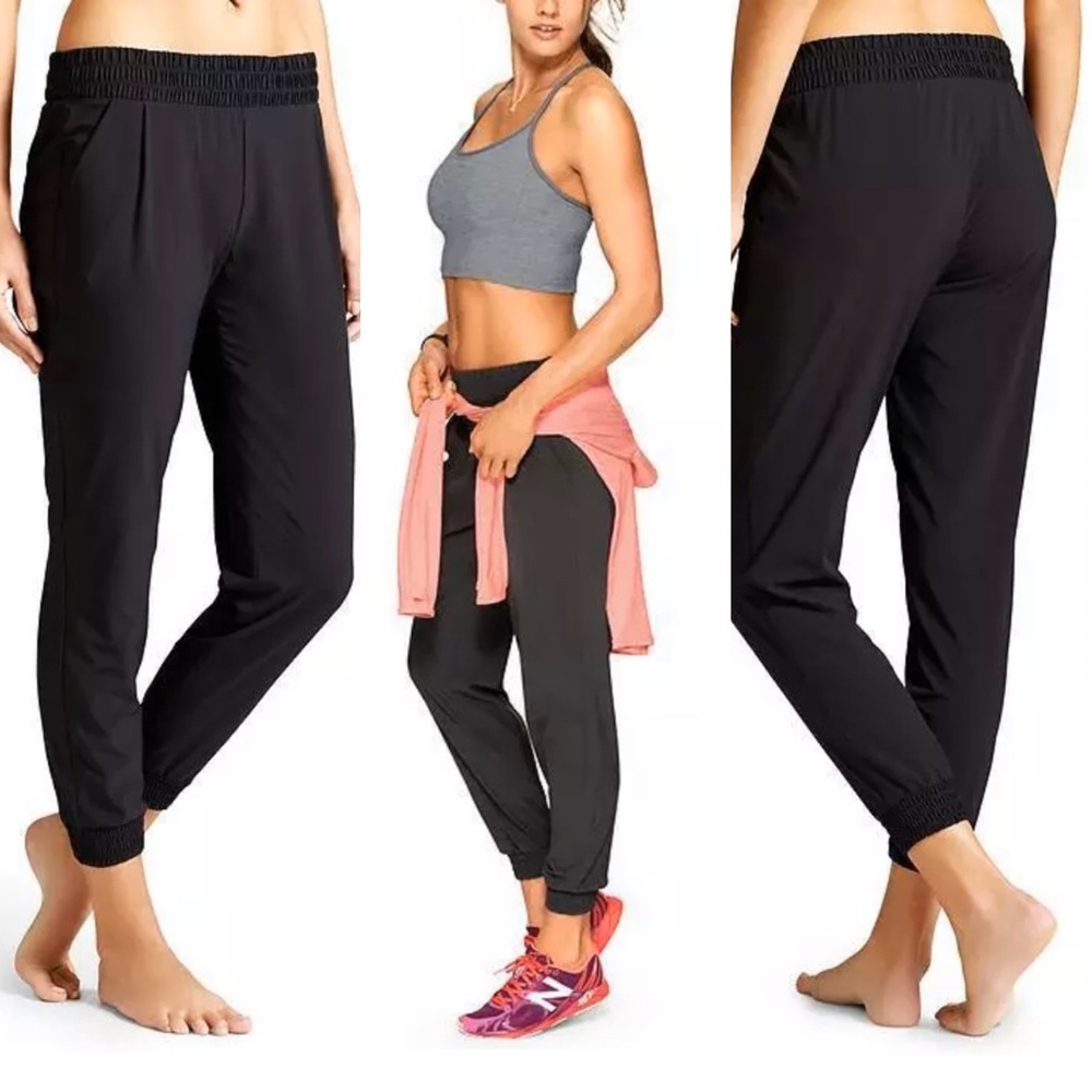 Athleta Black Aliso Workout Pant Jogger 8